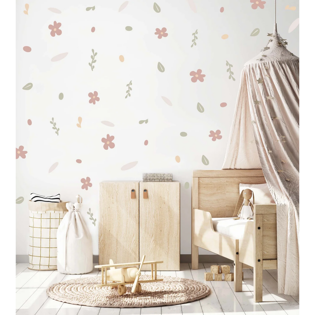 Boho Florals Wall Decal - Decals Nature