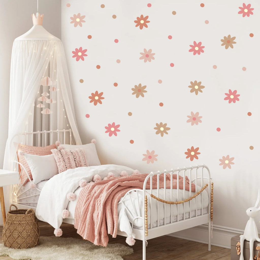 Daisy Florals Wall Decal - Decals Nature