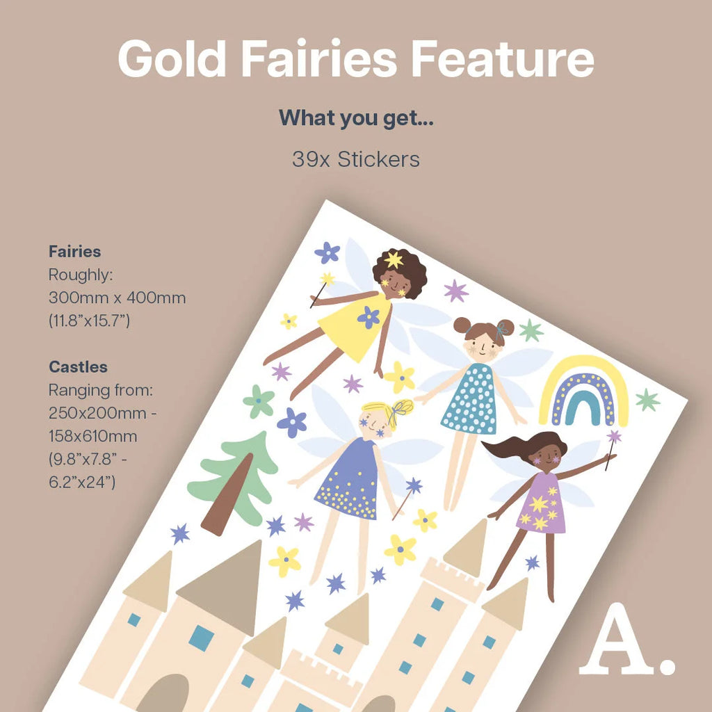 Gold Fairies - Feature - Decals - Fantasy