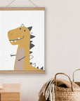 Happy Dinosaur Print - Prints Jurassic
