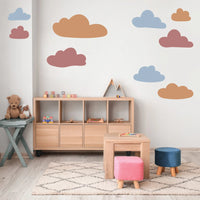 Multi Clouds Wall Decal - Decals Big Features