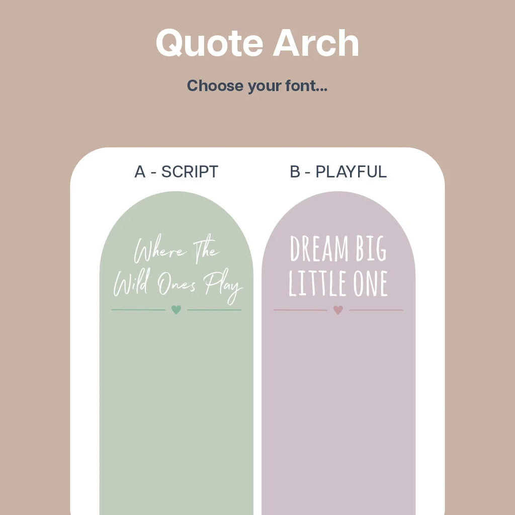 Once Upon A Time Arch - Decals Quote Arches
