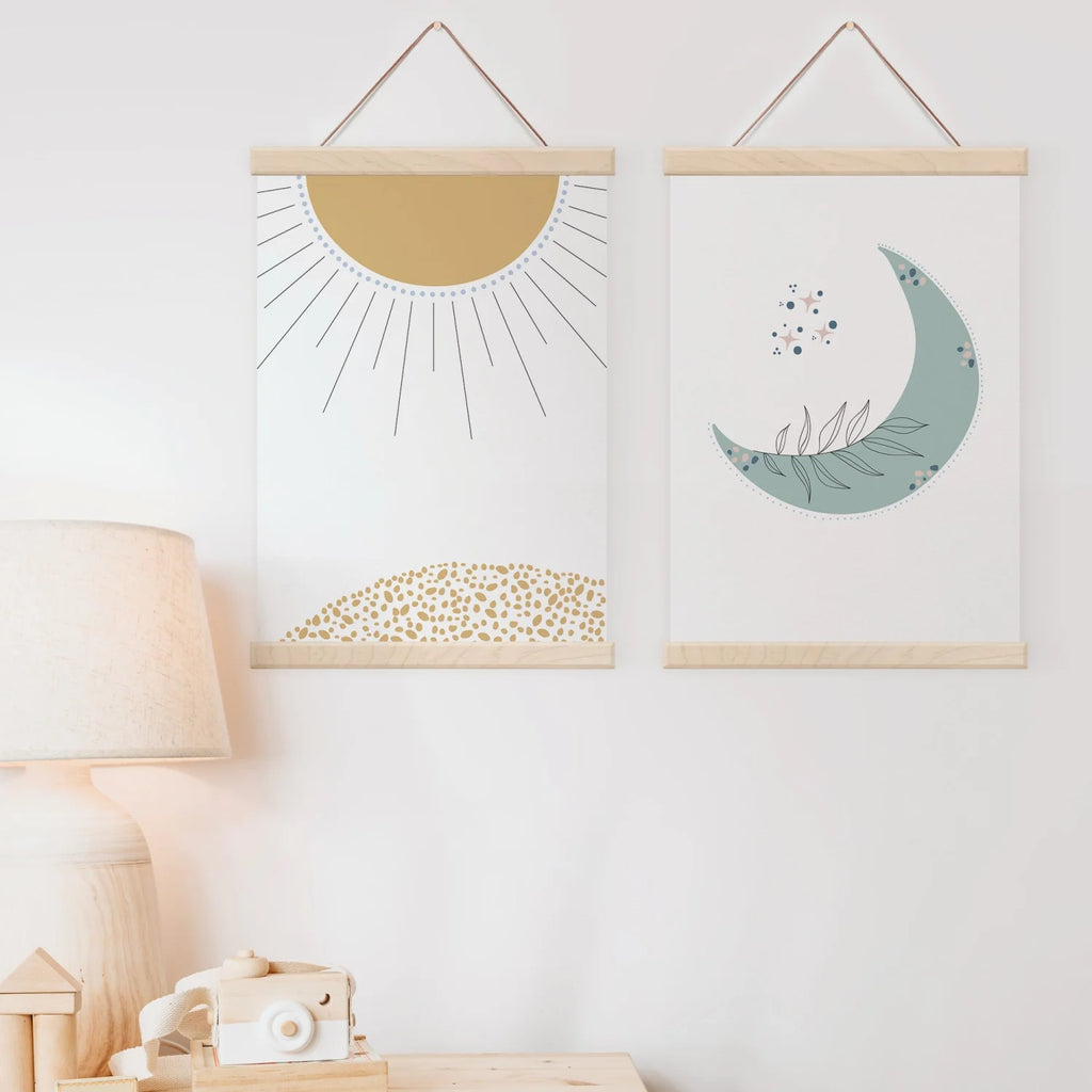 Sun and Moon Prints - Boho Love