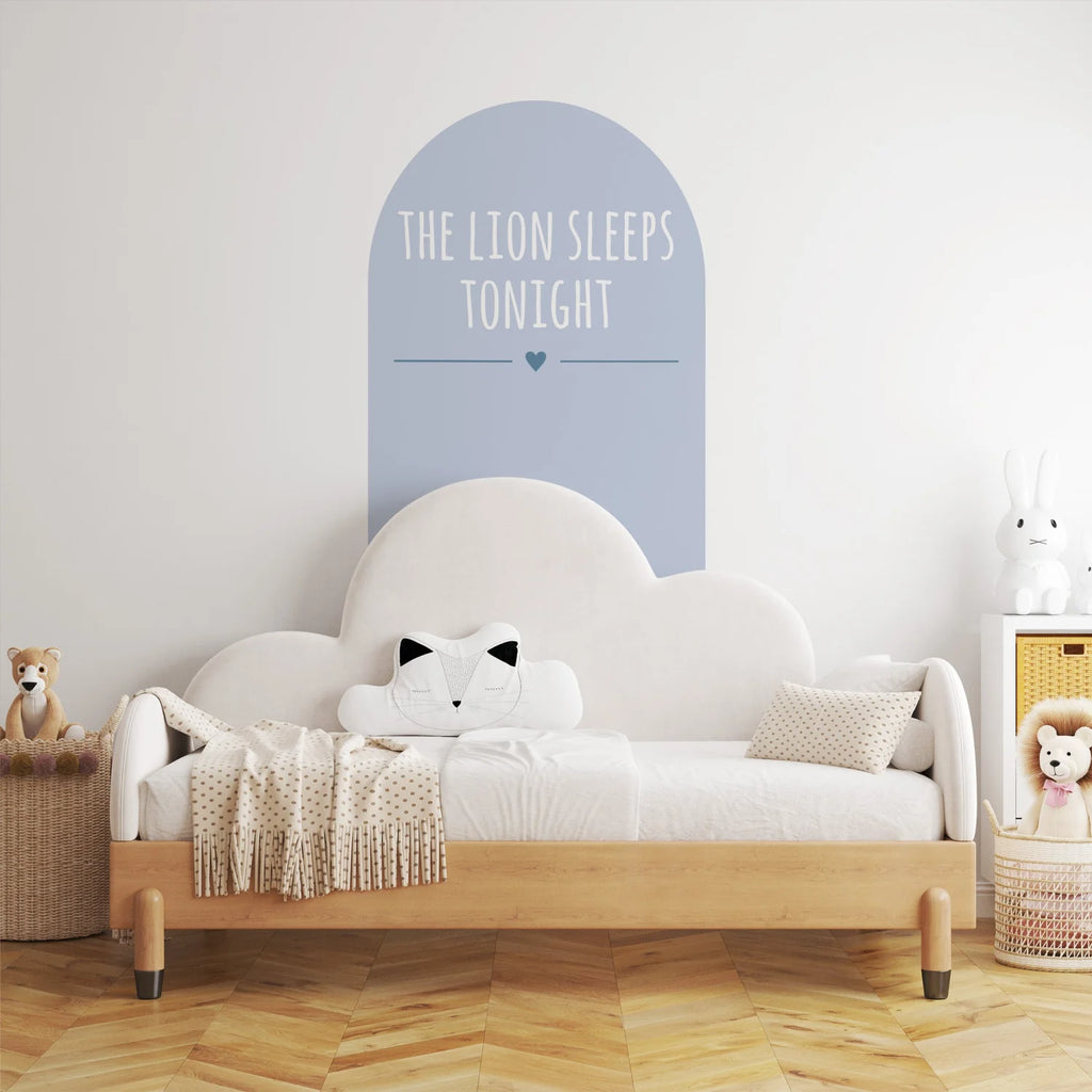 The Lion Sleeps Tonight Arch - Decals Quote Arches