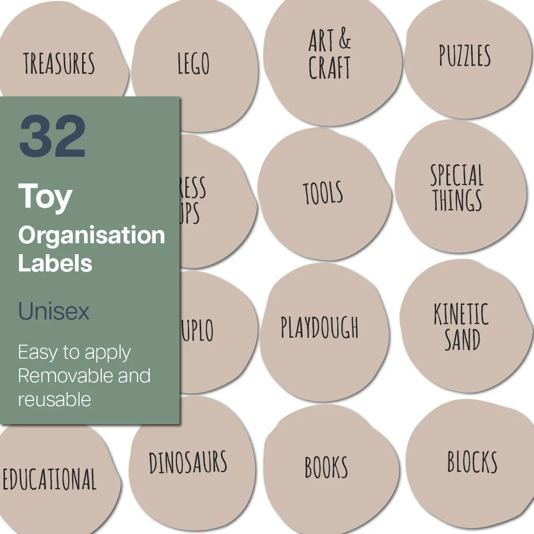 Toy Labels - Unisex Sand Dots Organisation